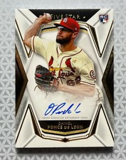 Daniel Ponce De Leon St. Louis Cardinals 2019 Topps Five Star Auto