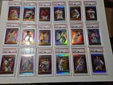 2021 Topps Finest Flashbacks Silver #201 - #220 All PSA's 10's Ken Griffey Jr