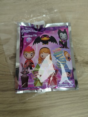 Disney Princess Series 51 Figural Bag Clip, New Sealed Bag. Free Shipping 