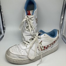 Nike Court Low Top All Day Play White  Cherries 7Y fits More Like an 8  