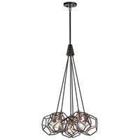 Kronleuchter Deckenlampe HäNgeleuchte Stahl D 57,6 Cm Esszimmerleuchte