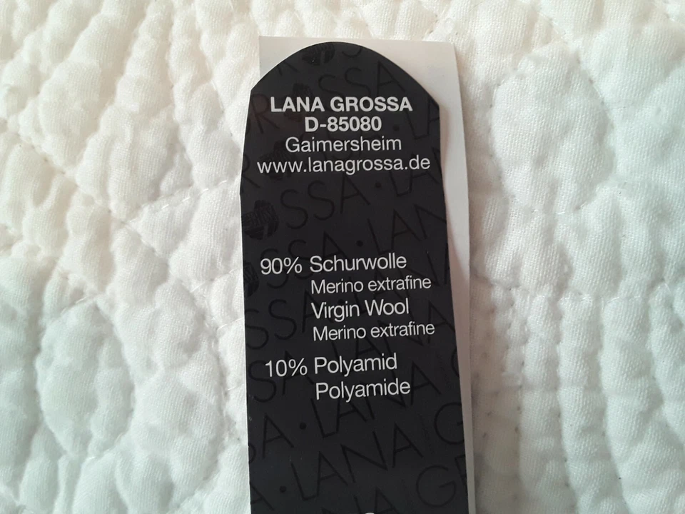 Lana Grossa Qui Extrafine Merino Wool Yarn 5 Sks Purple 009 Already Wound Italy - Image 4 of 4