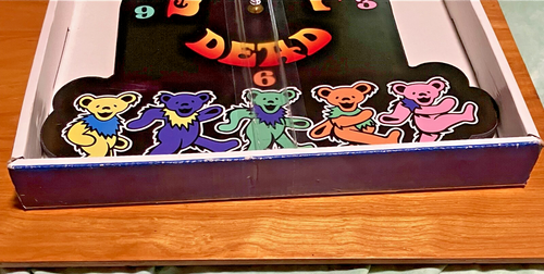 Reloj de pared Grateful Dead Dancing Bears BIOWORLD 2021 en caja original - Nuevo en caja con defectos - Imagen 9 de 11