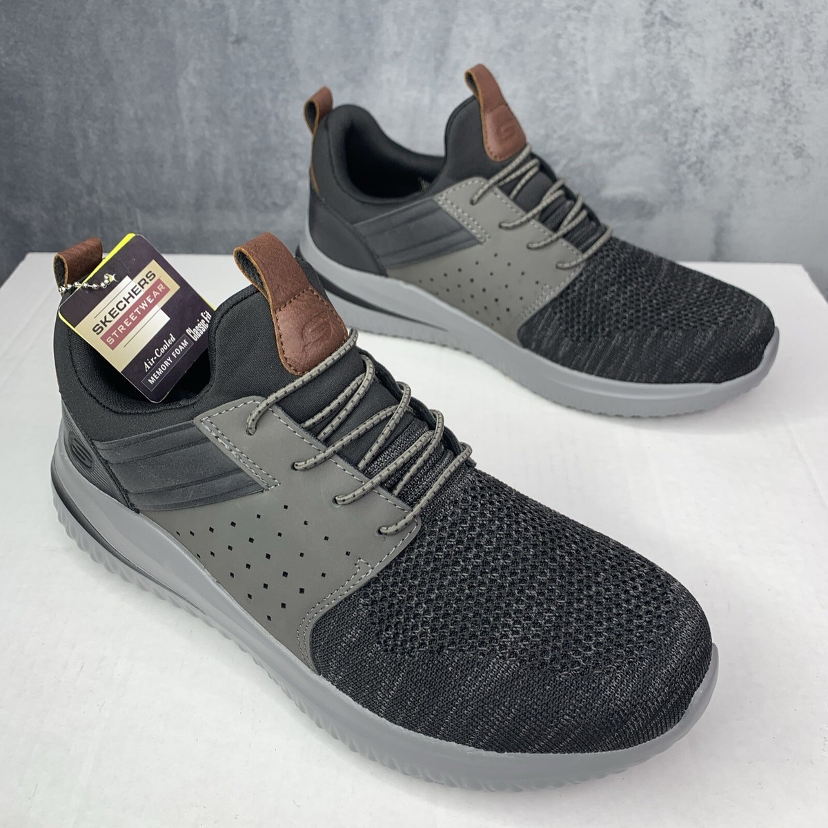 SKECHERS Memory Foam Style 210238/BKGY Mens Delson 3.0  display picture 1
