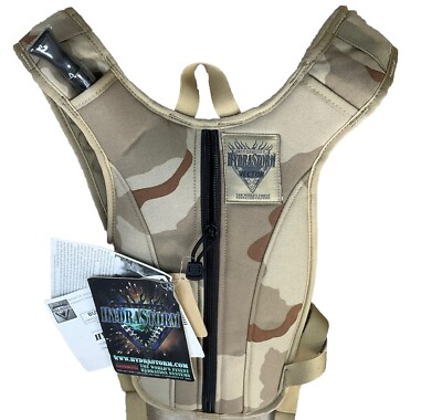 #ad Hydrastorm Hydration Pack Vector 72oz. Hiking Water Camp Camo IVS NWT $24.99
