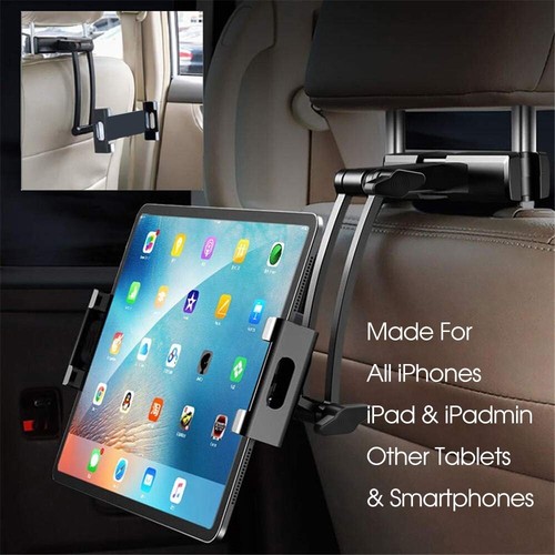 Car Back Seat Headrest Holder Mount for iPad Tablet Phone Samsung Universal - Picture 2 of 13
