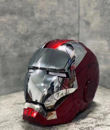 NEW autoking Iron Man Helmet MK5 1/1 Voice-controlled Transform Prop Wearable - Bild 11 von 18