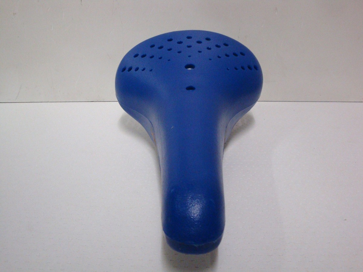 Asiento De Bicicleta BMX San Marco Azul - 458g, Hecho En Italia, Nuevo De Lote Antiguo
