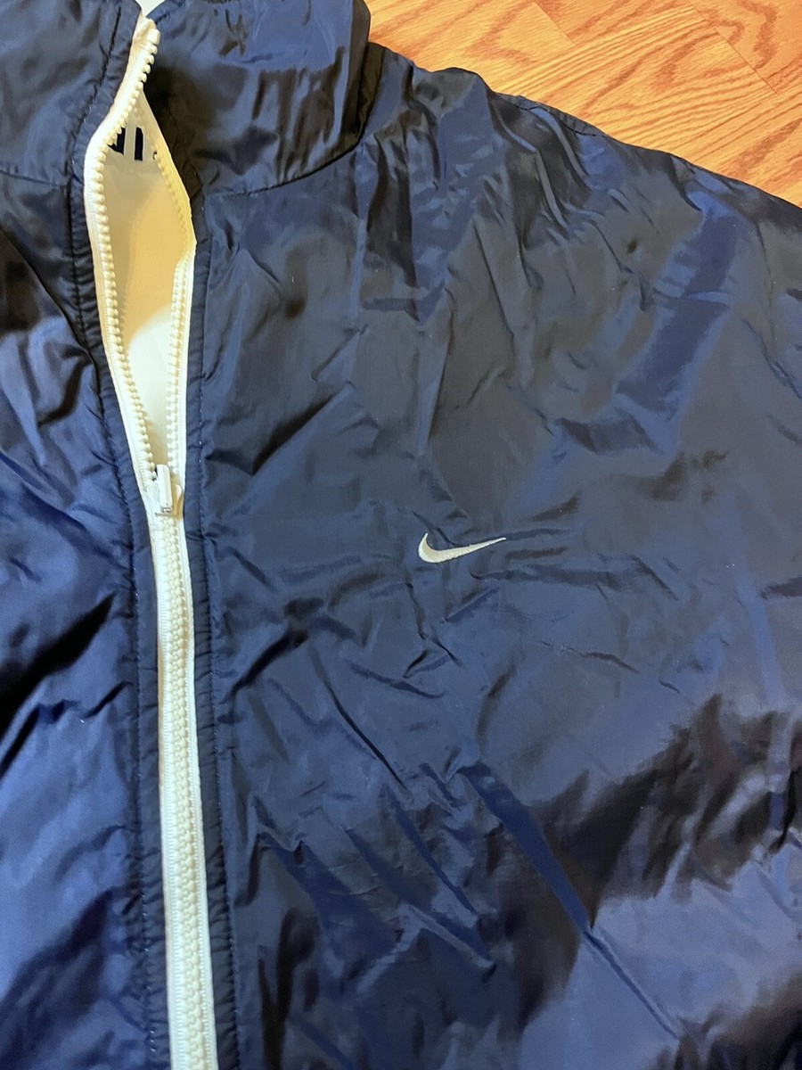 ウェア Vintage Nike Big Logo Reversible Jacket Vintage Nike Big Logo Oversized Reversible Nylon 90s Jacket