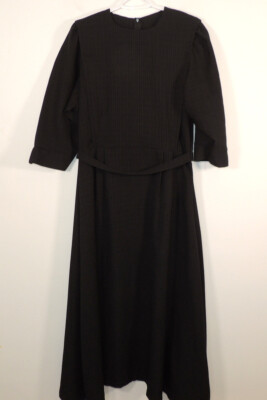 Handmade Homemade Amish Mennonite Apron Dress Black Checkered Bust 42" Length 54 | eBay Handmade Homemade Amish Mennonite Apron Dress Black Checkered Bust 42" Length 54 | eBay