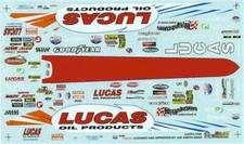 Slixx 7026 Lucas Oil Products T/F-Morgan Lucas 1/24 1/25 Drag decal