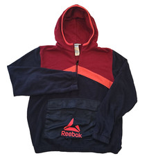 Reebok Boys Freestyle Half Zip Jacket Navy XL 14-16 hoodie