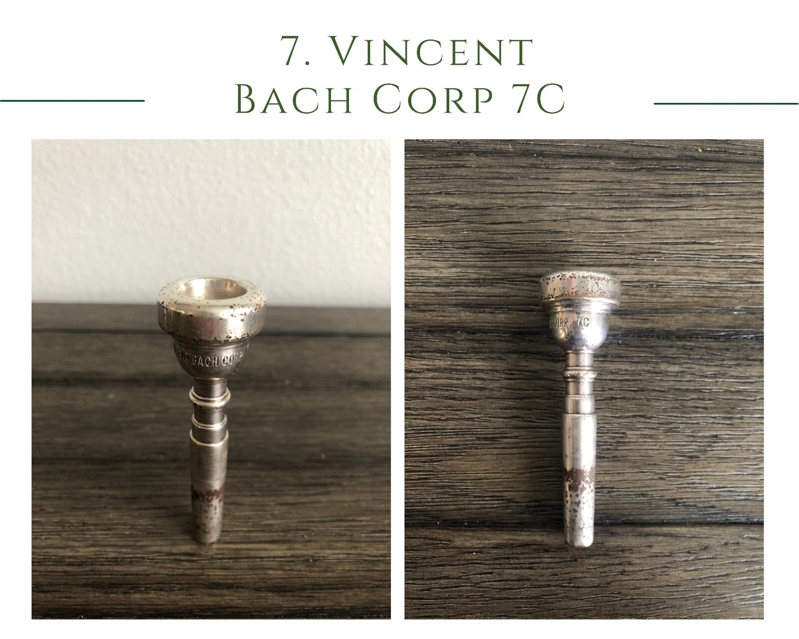 Genuine Vincent Bach 7C Mouthpieces eBay