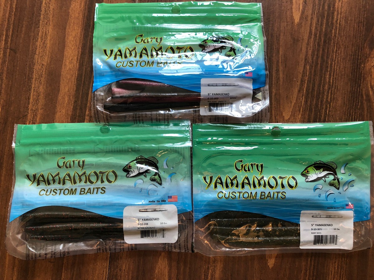 Gary Yamamoto Custom Baits 5” Yamasenko - 3 Different Varieties