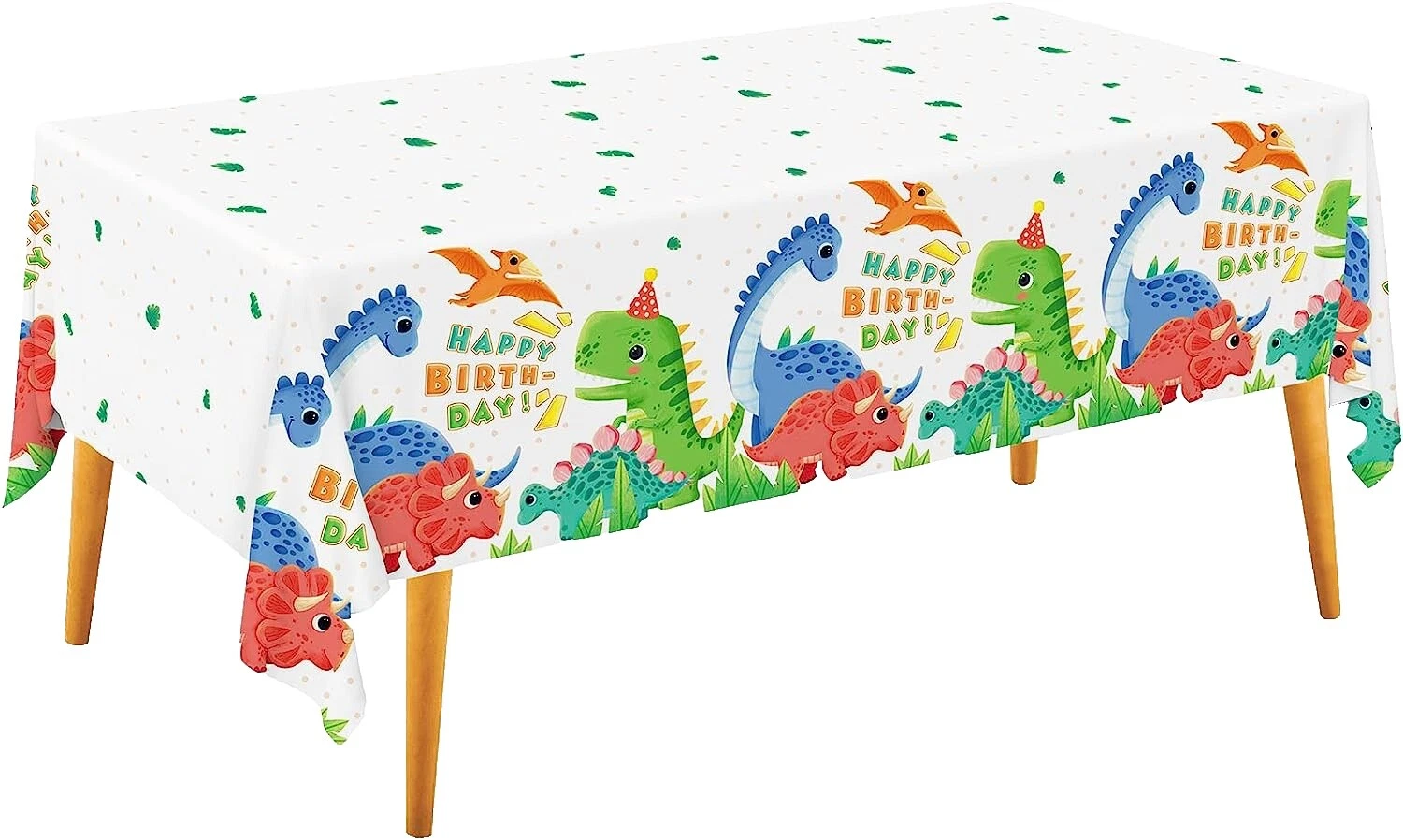 Manteles de fiesta de cumpleaños estampado animal