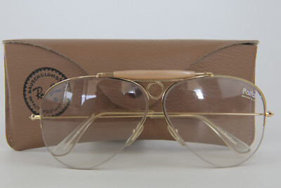 Ray Ban Shooter BALFAST 62 8 LIC 30-10K GO Demo Gl B&L USA Bausch & Lomb Vintage