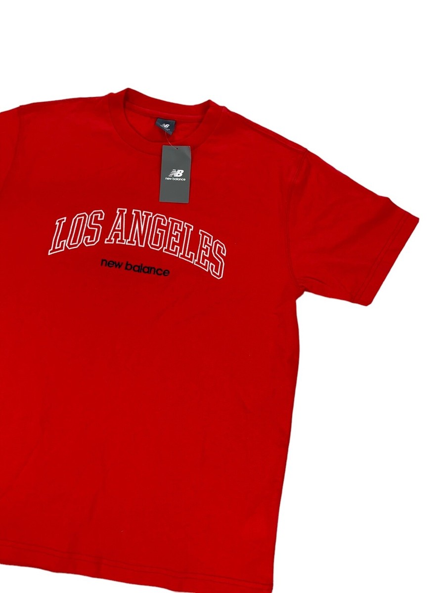 【New Balance】☆お洒落☆MADE in USA Graphic T-Shirt NEW New Balance Made USA Los Angeles Graphic Mens T Shirt