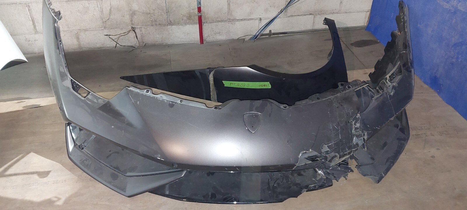 2015 Lamborghini Huracan Front Bumper Assembly Needs Repair