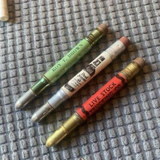 Lot Of Vintage Advertising Pens-Bullet Pencils
