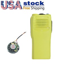 1x Yellow New Refurbish Front Housing Cover Case for CP200 Radio With Speaker