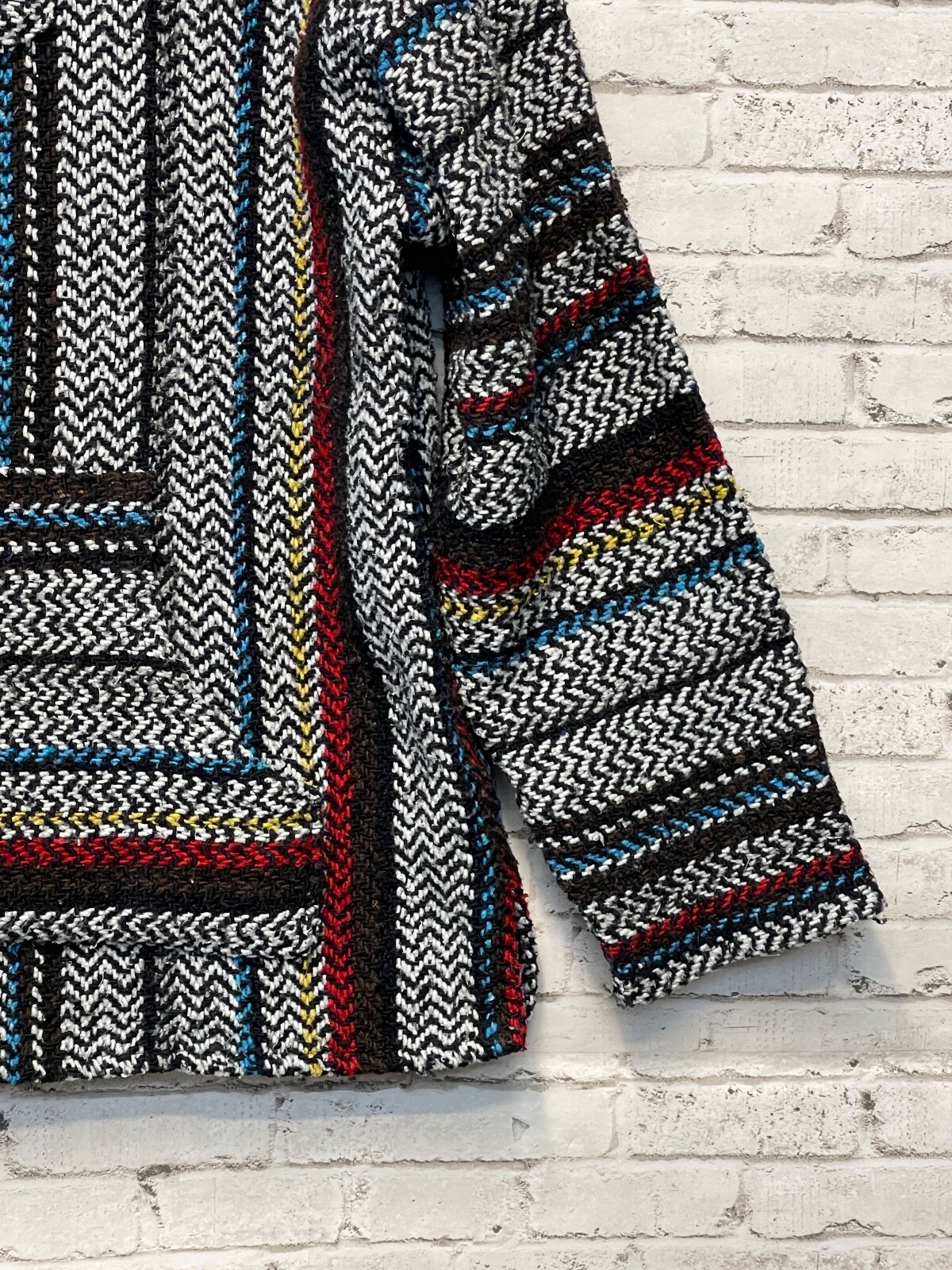 Baja Joe Mexican Baja Poncho Hoodie Surfer Skater Pul… Gem