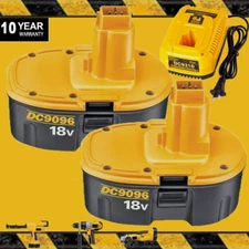 2 PACK 5.5Ah 18V For Dewalt 18 VOLT XRP DC9096 DC9098 NiMh Battery DC9099 NEW US