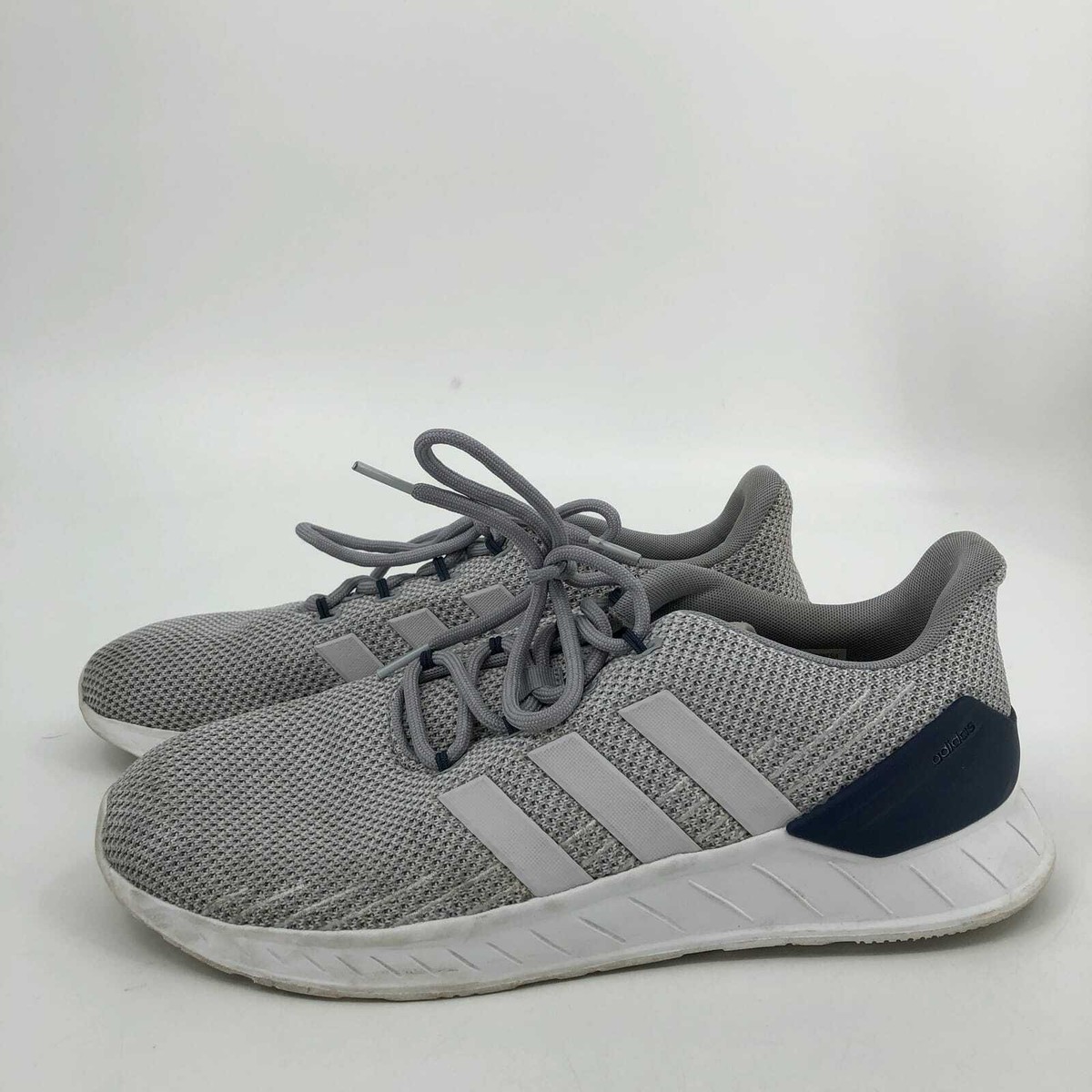 adidas Gray & Blue Athletic Sneakers | Good Condition | eBay