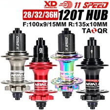 6 Pawls 120T Noise Hub Mountain Bike NBK Sealed Bearing Hub HG XD MS 28 32 36H