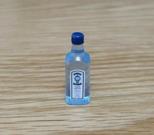 Miniature Dolls House Bombay Sapphire Gin Bottle Drink Pub Bar Drinks Study LGW