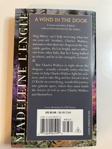 Set of 3 Madeleine L’Engle Time Books: Wrinkle In Time/Wind In The Door/Swiftly… - Imagen 4 de 7
