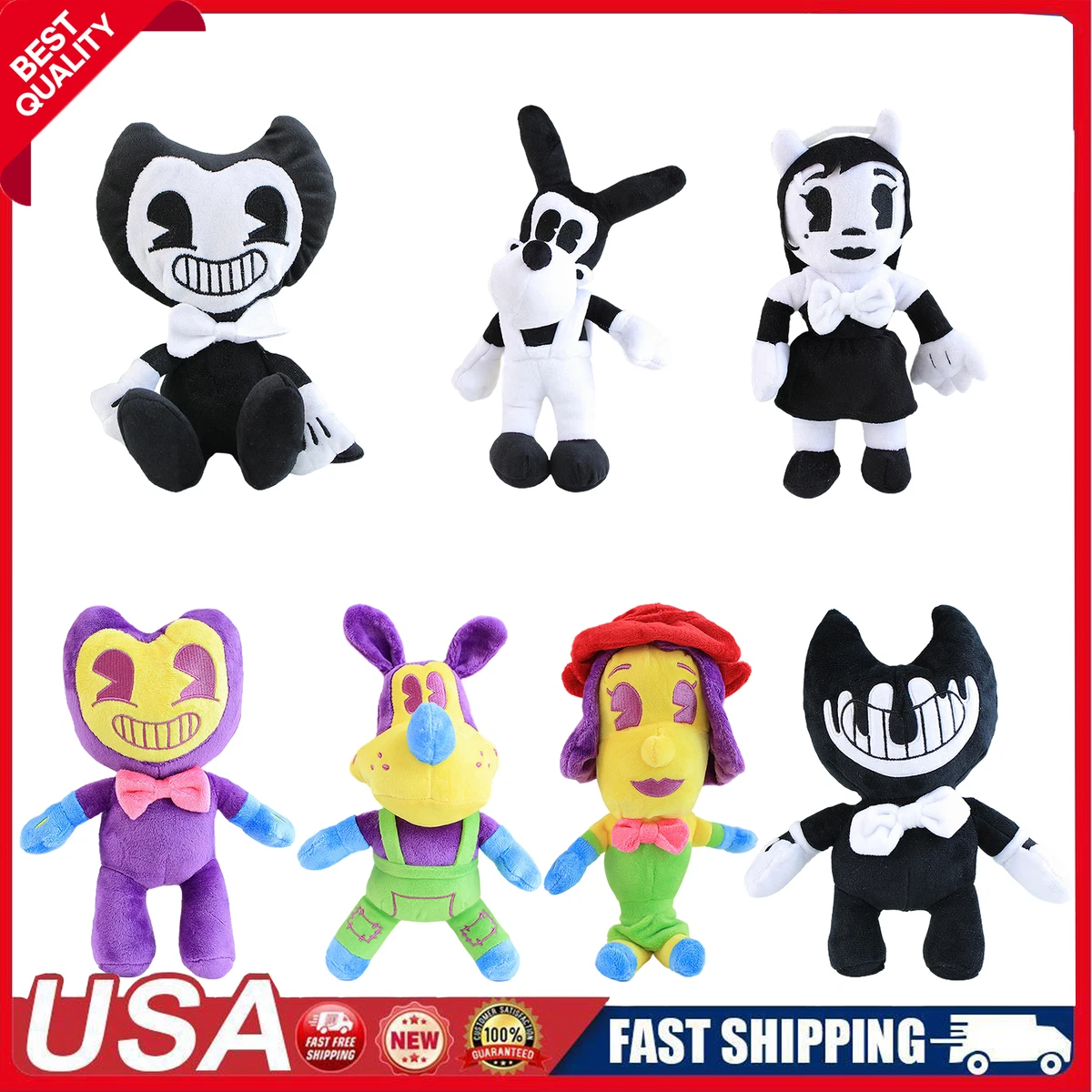 Bendy alice and boris cheap plush