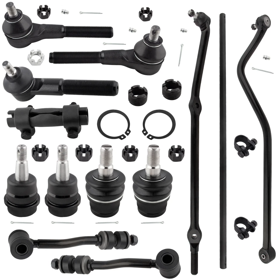 Para Jeep Cherokee 1991-2001 13 piezas eslabones de arrastre barras de amarre rótulas extremo de barra estabilizadora Foto 2 de 4