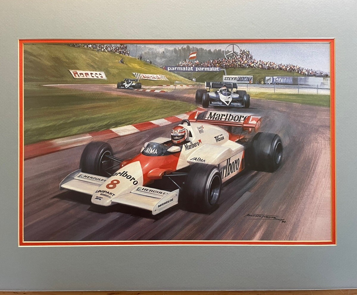 Formula 1 Grand Prix 1984 Niki Lauda McLaren Vintage Michael