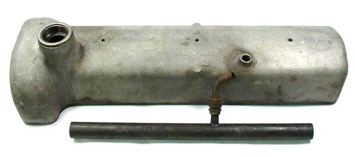 Cubierta válvula motor con respirador mercedes 219 220s 220se m127 m180 180 010 11 30 Foto 2 de 4