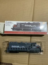 Miniature train southern pacific Powell & Mason locomotive car