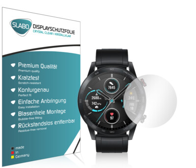 Slabo Displayschutzfolie für Honor MagicWatch 2 (42mm) (4er Set) ''Crystal Clear''