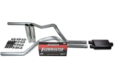 99-08 Chevrolet Silverado GMC Sierra Truck Dual Exhaust Kit Flowmaster 44 Rolled