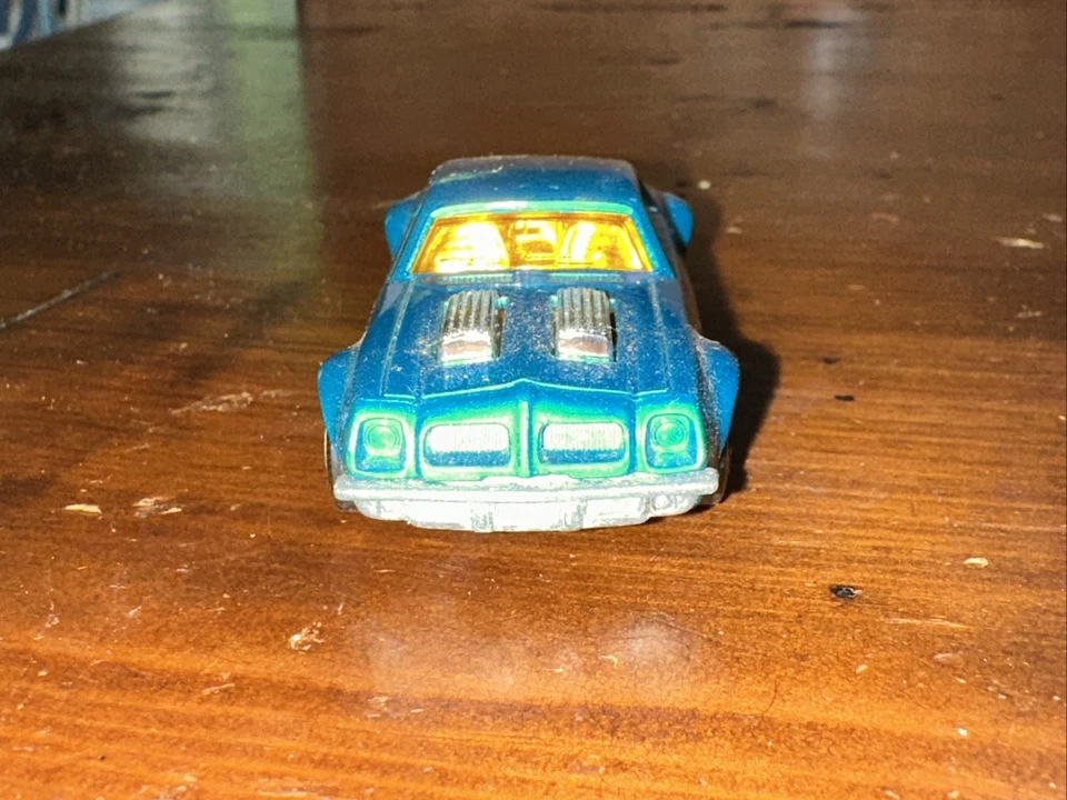 1975 Vintage Matchbox Superfast Aqua Pontiac Firebird No 4 Made In England NM - Image 2 of 4