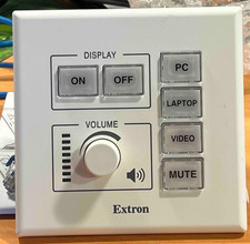 Extron MLC Plus 100 Controller 60-1469-03 w/white and black face plates