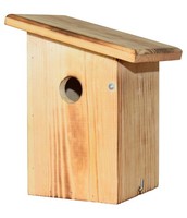 Wildvogel Nistkasten Jonna Holz 19 X 24 X 16 Cm Natur/Geflammt, Dehner Natura