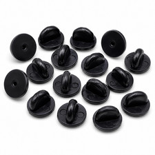Rubber Pin Backs Keepers Replacement Uniform Badge Comfort Fit Badges 10 20