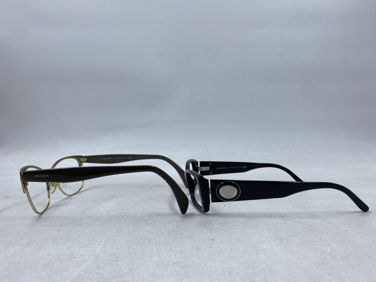 Prada X Versace Bundle Black Rectangular Eyeglass… - image 5