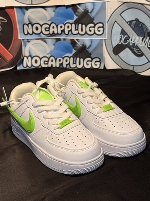 Ambush x Nike Air Force 1 Low White Neon Sneakers