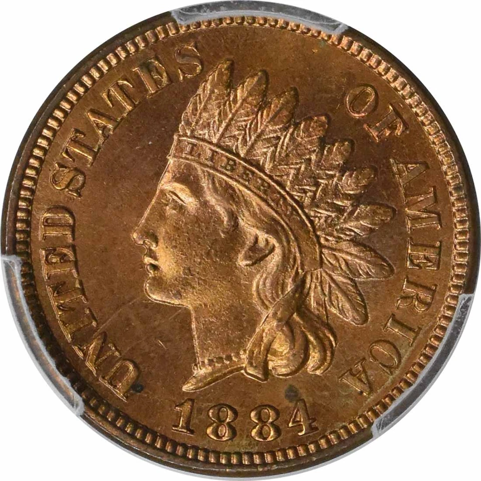 1884 Indian Cent PR65RD PCGS - Image 3 of 4