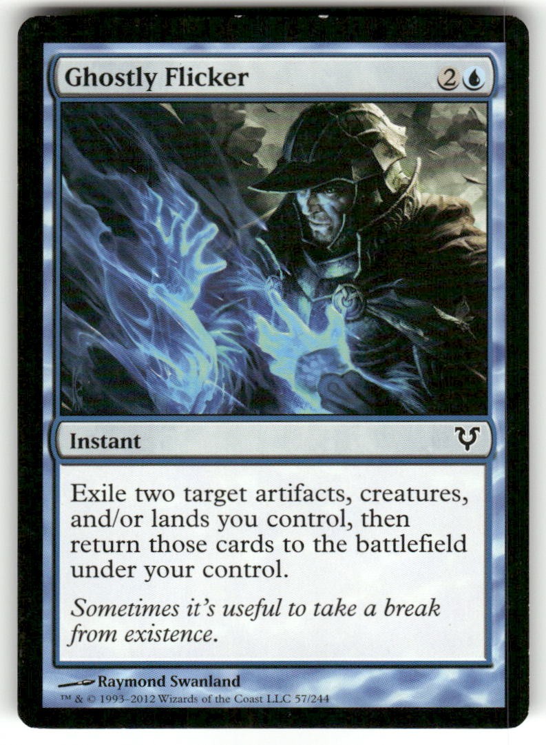 Ghostly Flicker 57 Common Avacyn Restored Magic: The Gathering Near Mint