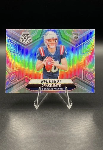 2024 Panini Mosaic - NFL Debut Drake Maye #273 Silver Prizm (RC)