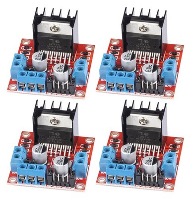 L298N H Bridge Stepper Motor Driver Module DC Motors Drivers Dual H-Bridge fo...