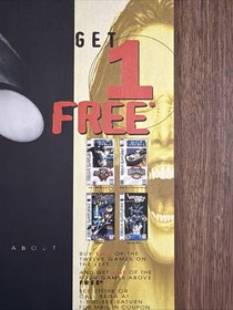 Sega Saturn Something To Scream About Video Game Vintage Print Ad/Wall Art Retro