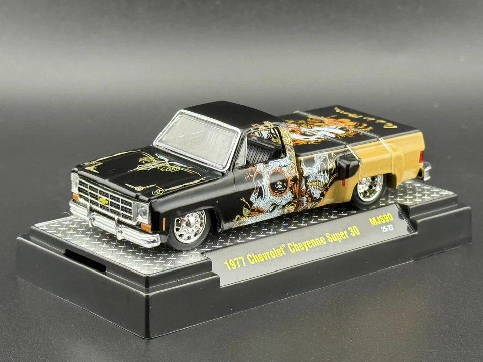 M2 1977 Chevrolet Cheyenne Super 30 “Dia De Los Muertos” 2025 31500-MJS90 1/64 - Image 4 of 4