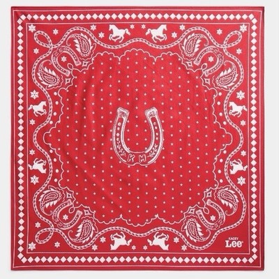 Kacey Lee Unisex Bandana Set with Star Concho, Red | eBay